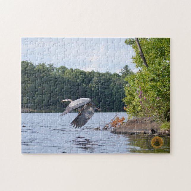 Blue Heron Jigsaw Puzzle (Horizontal)