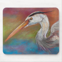 Blue Heron Mouse Pad