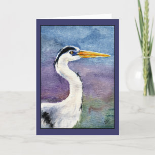 Blue Heron note card or greeting card