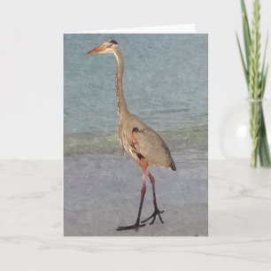 Blue Heron Painted Note Cards
