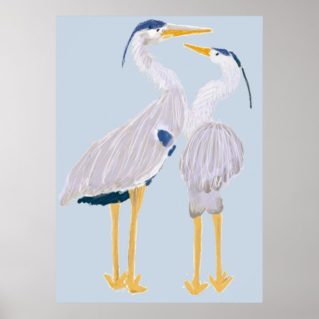 Blue Heron Poster (Front)