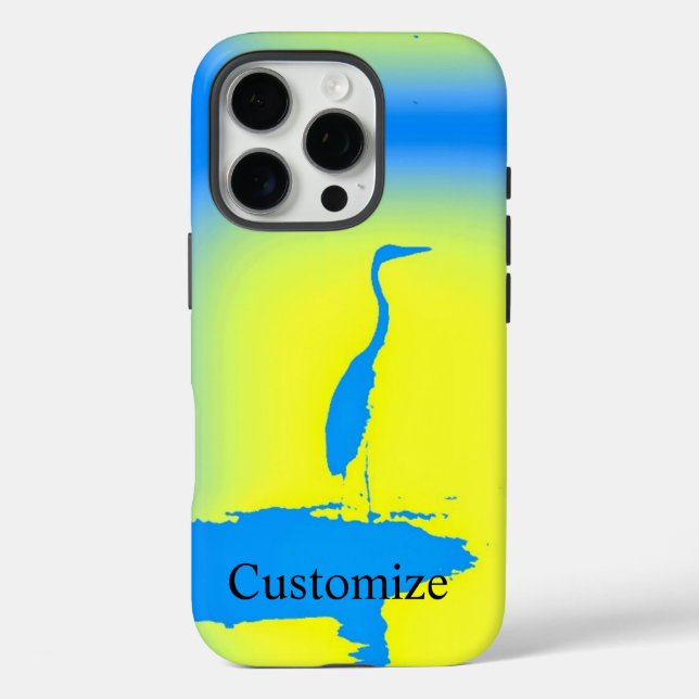 blue heron sunrise Case-Mate iPhone case (Back)