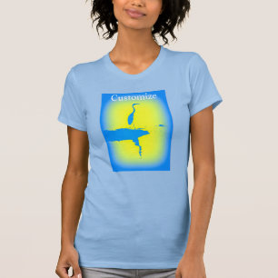 Blue heron sunrise design T-Shirt
