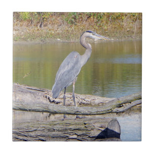 Blue Heron tile