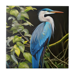Blue Heron Tile