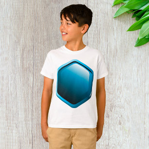 Blue Hexagon Boys T-Shirt