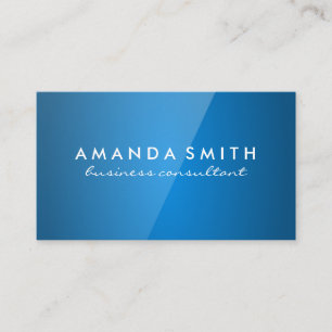 Blue High Gloss Business Card