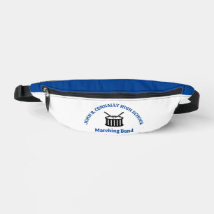 Blue High School Marching Band Personalized Fanny Pack