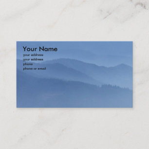 BLUE HILLS #1 BUSINESS CARD