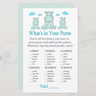 Blue Hippo What's in your purse game