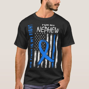 Blue His Fight Is My Fight Diabetes Awareness Shir T-Shirt