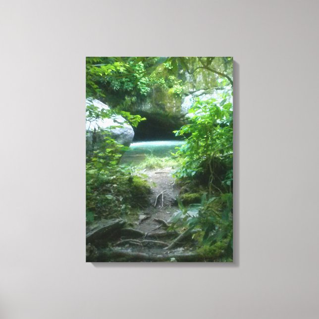 Blue Hole Canvas Print (Front)