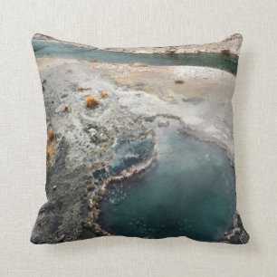 Blue Hole Throw Pillow