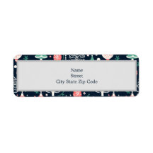 Blue Holiday Print Christmas