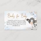 Blue Holy Cow Baby Shower Books for Baby