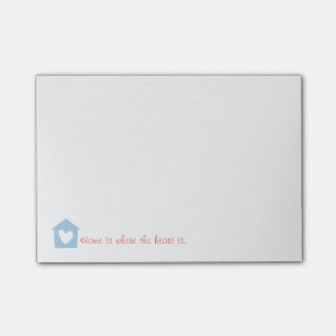 Blue Home Is Where the Heart Is Notes
