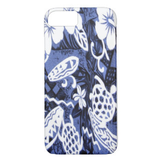 Blue Honu Hawaiian Print Case-Mate iPhone Case