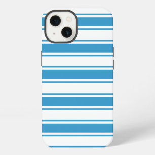 Blue Horizontal Stripe iPhone 13 Case