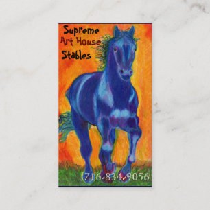 Blue Horse Business Card