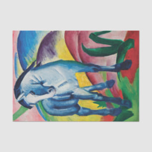 Blue Horse I by Franz Marc  Tissue Paper