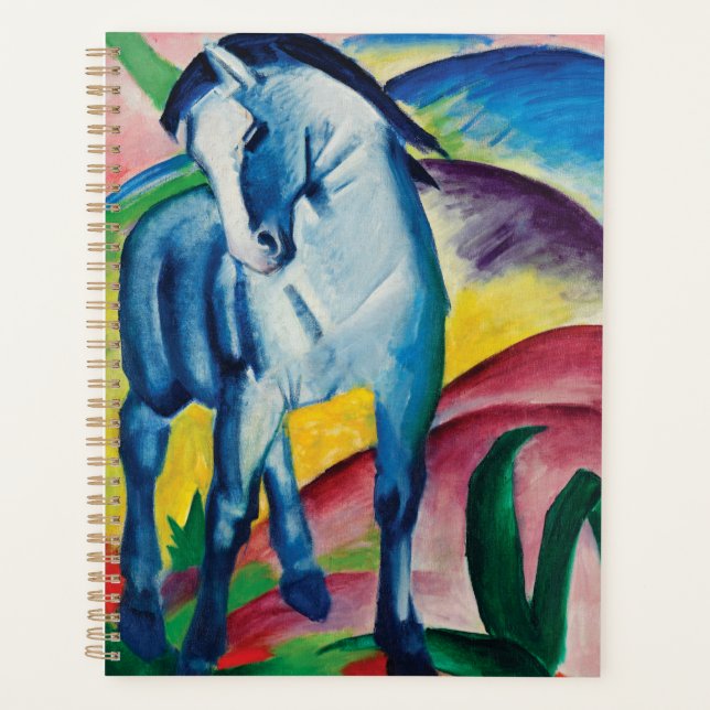 Blue Horse I par Franz Marc   (Devant)