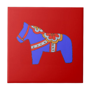 Blue Horse Tile