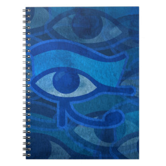 Blue Horus Eye Notebook