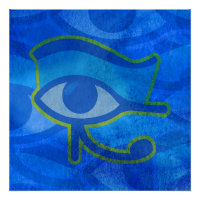 Blue Horus Eye