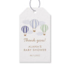 Blue Hot Air Balloons Boy Baby Shower
