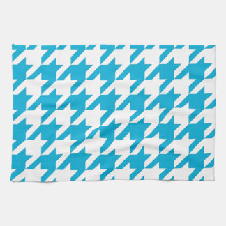 Blue Houndstooth Kitchen Towel