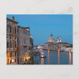 Blue hour Canale Grande Postcard