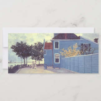 Blue House at Zaandam by Claude Monet