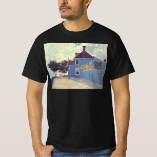 Blue House at Zaandam by Claude Monet T-Shirt