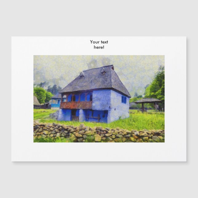 Blue house painting (Front)
