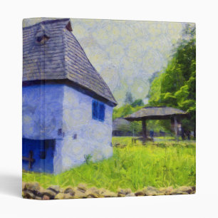 Blue house painting binder