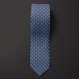 Blue Hubcap Tie