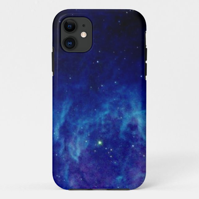 Blue Hued Nebula iPhone 5 Coque (Dos)
