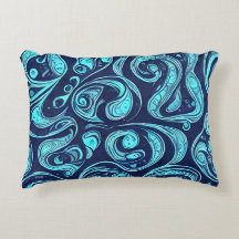 Blue Hues Accent Pillow