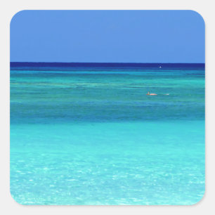 Blue Hues.JPG Square Sticker