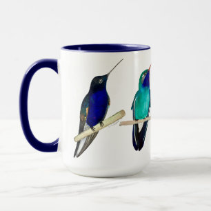 Blue Hummingbirds Mug