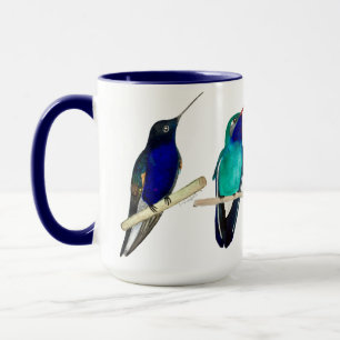 Blue Hummingbirds Mug