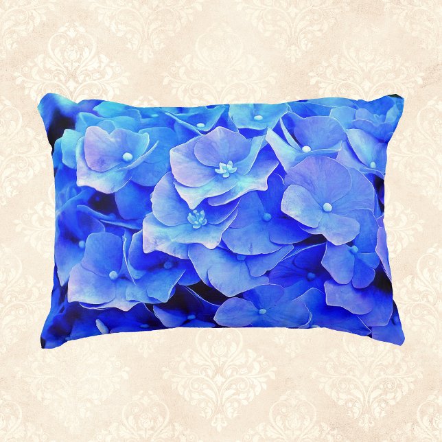 Blue Hydrangea Accent Pillow (Creator Uploaded)