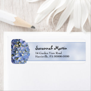 Blue Hydrangea Adresse de retour