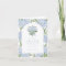 Blue Hydrangea Arch Proposal Photo Card, Small