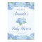 Blue Hydrangea Baby Shower Personalized