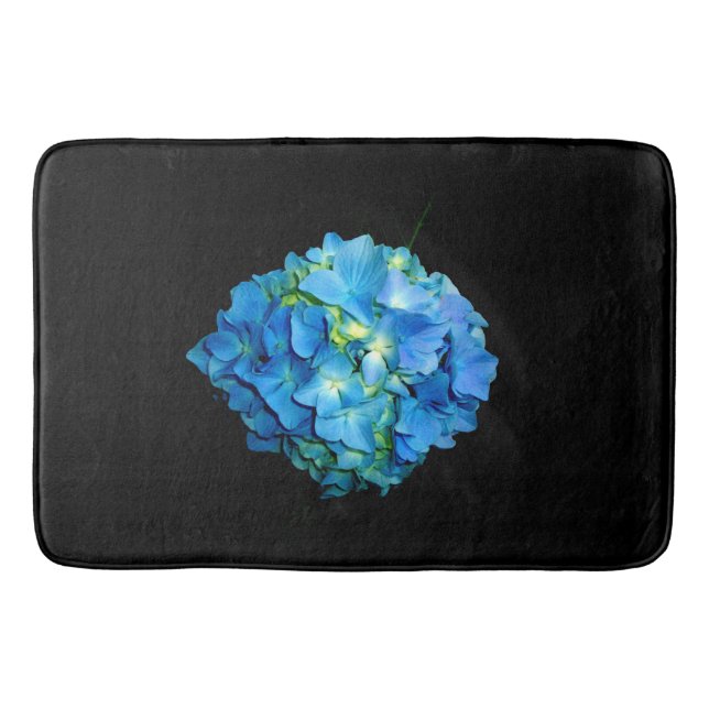 Blue Hydrangea Bath Mat (Front)