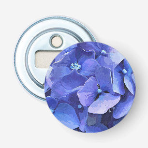 BLUE HYDRANGEA BOTTLE OPENER