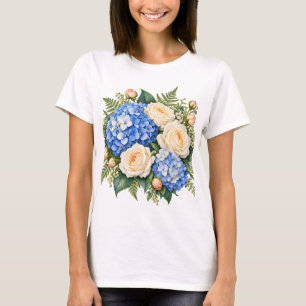 Blue Hydrangea Bouquet T-Shirt