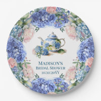 Blue Hydrangea Bridal Tea Party