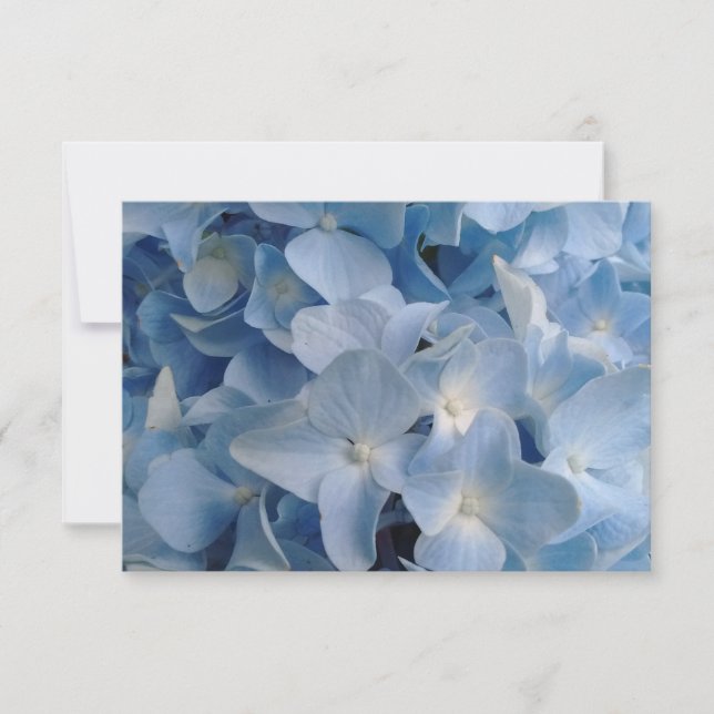 Blue Hydrangea Card Merci à Encouragement Love (Devant)